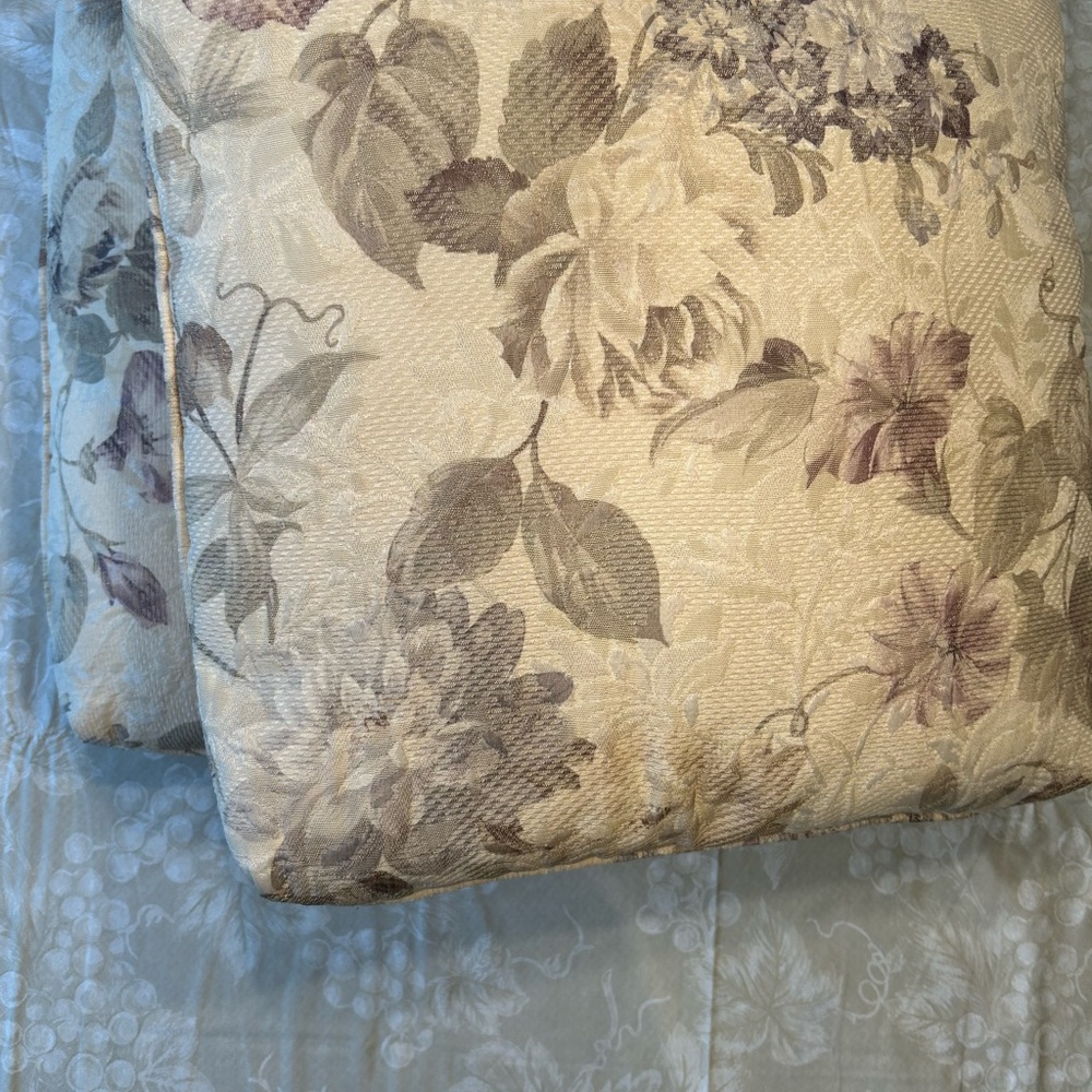 Six Custom made by Bassett throw pillows